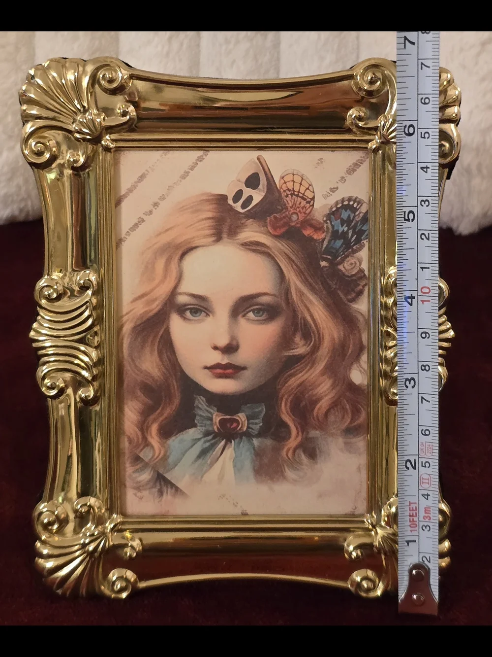 Vintage Philip Whitney Ltd. Ornate Gold Baroque Photo Frame (3.5